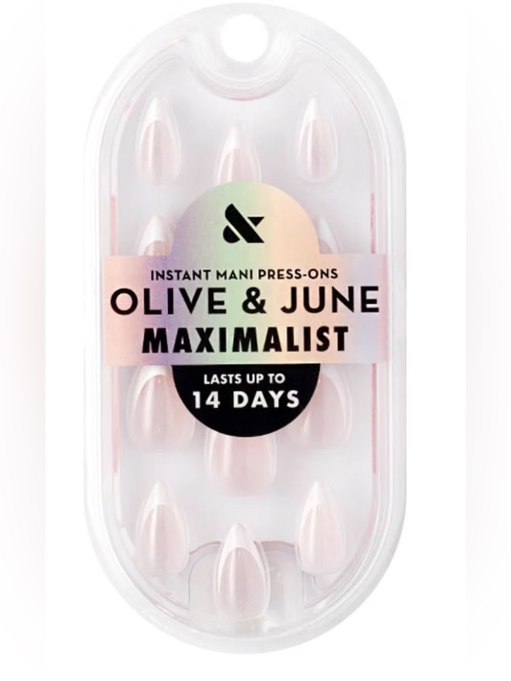 Maximialist Press-On Nails in Sharp French